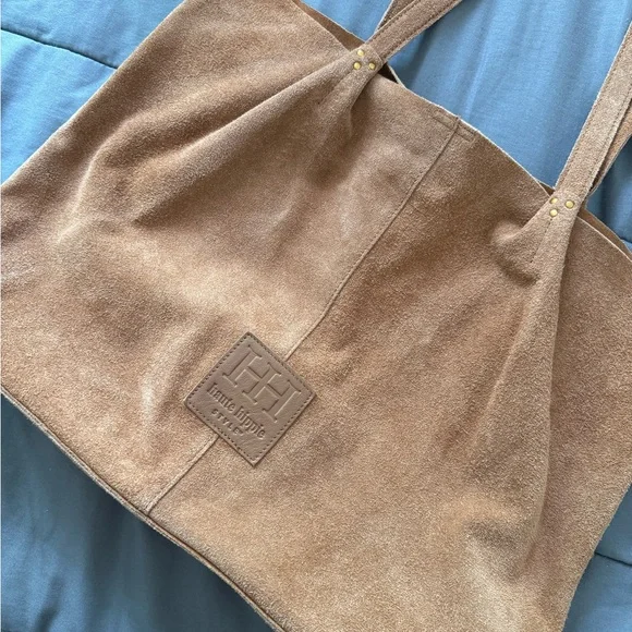 NEW- Haute Hippie Brown Tote Bag - Picture 3 of 3